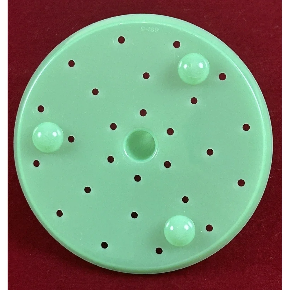 Vtg Tupperware Lettuce Keeper Green Jadeite Spike Only Replacement **EUC**